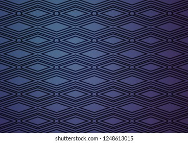 Light BLUE vector texture with lines, rhombuses. Colorful decorative design in simple style with lines, rhombuses. Pattern for business booklets, leaflets.