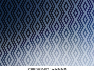 Light BLUE vector texture with lines, rhombuses. Colorful decorative design in simple style with lines, rhombuses. Pattern for websites, landing pages.