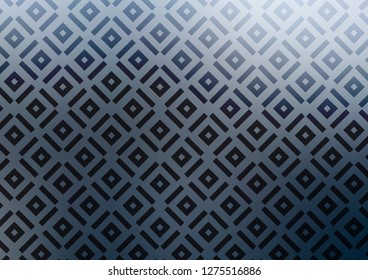 Light BLUE vector texture with lines, rhombuses. Colorful decorative design in simple style with lines, rhombuses. Pattern for websites, landing pages.