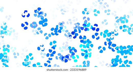 Light blue vector texture with memphis shapes. Illustration with colorful shapes in abstract style. Background for cell phones.