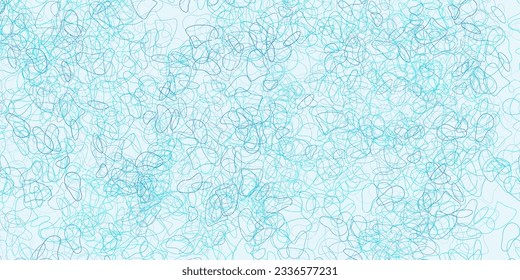 Light blue vector texture with memphis shapes. Modern abstract illustration with gradient random forms. Smart design for your business.