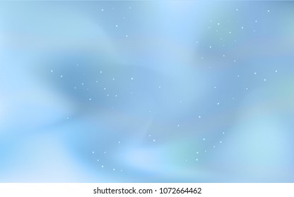 Light BLUE vector texture with milky way stars. Shining colored illustration with bright astronomical stars. Pattern for astrology websites.