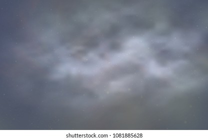 Light BLUE vector texture with milky way stars. Space stars on blurred abstract background with gradient. Pattern for astrology websites.