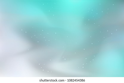 Light BLUE vector texture with milky way stars. Shining illustration with sky stars on abstract template. Best design for your ad, poster, banner.