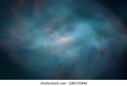 Light BLUE vector texture with milky way stars. Modern abstract illustration with Big Dipper stars. Best design for your ad, poster, banner.