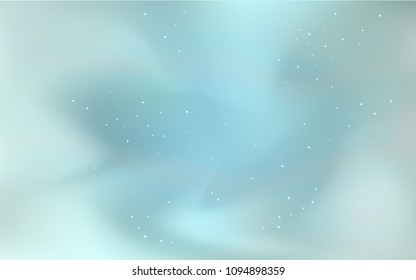 Light BLUE vector texture with milky way stars. Shining colored illustration with bright astronomical stars. Smart design for your business advert.
