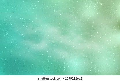 Light BLUE vector texture with milky way stars. Shining illustration with sky stars on abstract template. Template for cosmic backgrounds.