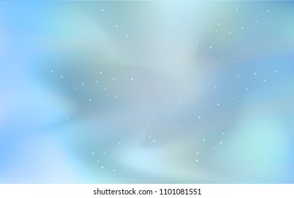 Light BLUE vector texture with milky way stars. Modern abstract illustration with Big Dipper stars. Best design for your ad, poster, banner.