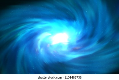 Light BLUE vector texture with milky way stars. Glitter abstract illustration with colorful cosmic stars. Pattern for astrology websites.