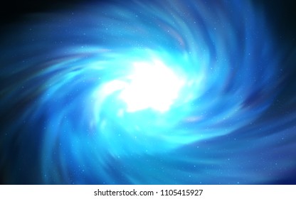 Light BLUE vector texture with milky way stars. Shining illustration with sky stars on abstract template. Template for cosmic backgrounds.