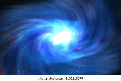 Light BLUE vector texture with milky way stars. Blurred decorative design in simple style with galaxy stars. Smart design for your business advert.