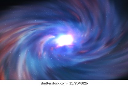 Light BLUE vector texture with milky way stars. Glitter abstract illustration with colorful cosmic stars. Pattern for astrology websites.