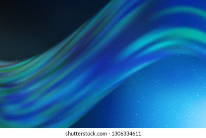 Light BLUE vector texture with milky way stars. Blurred decorative design in simple style with galaxy stars. Pattern for astronomy websites.