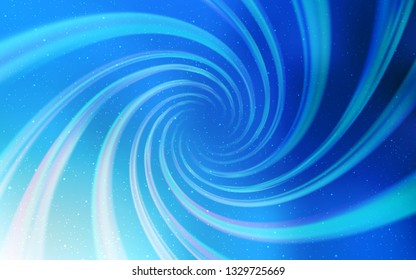 Light BLUE vector texture with milky way stars. Shining illustration with sky stars on abstract template. Pattern for astrology websites.