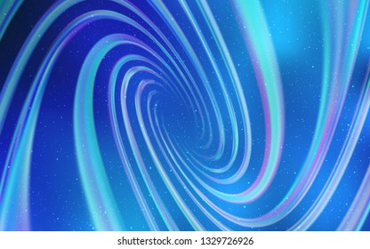 Light BLUE vector texture with milky way stars. Blurred decorative design in simple style with galaxy stars. Pattern for astrology websites.