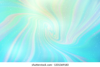 Light BLUE vector texture with milky way stars. Glitter abstract illustration with colorful cosmic stars. Smart design for your business advert.