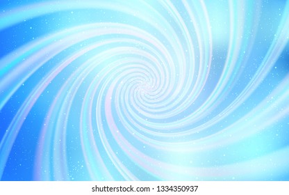 Light BLUE vector texture with milky way stars. Modern abstract illustration with Big Dipper stars. Pattern for futuristic ad, booklets.