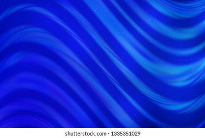Light BLUE vector texture with milky way stars. Shining illustration with sky stars on abstract template. Smart design for your business advert.