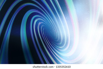 Light BLUE vector texture with milky way stars. Modern abstract illustration with Big Dipper stars. Pattern for astronomy websites.