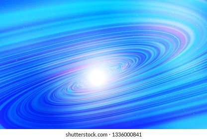 Light BLUE vector texture with milky way stars. Modern abstract illustration with Big Dipper stars. Best design for your ad, poster, banner.