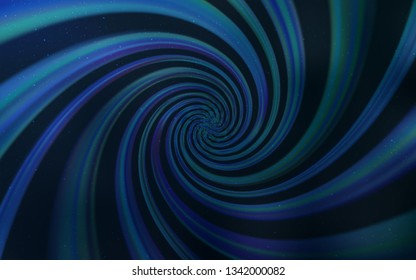 Light BLUE vector texture with milky way stars. Space stars on blurred abstract background with gradient. Pattern for futuristic ad, booklets.