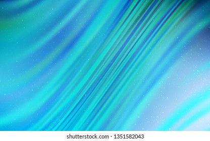 Light BLUE vector texture with milky way stars. Shining illustration with sky stars on abstract template. Template for cosmic backgrounds.