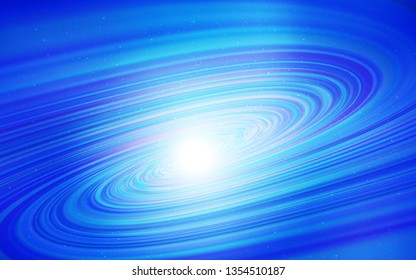 Light BLUE vector texture with milky way stars. Modern abstract illustration with Big Dipper stars. Best design for your ad, poster, banner.