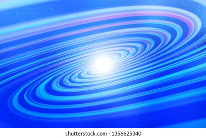 Light BLUE vector texture with milky way stars. Shining colored illustration with bright astronomical stars. Pattern for astrology websites.