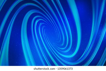 Light BLUE vector texture with milky way stars. Modern abstract illustration with Big Dipper stars. Pattern for astronomy websites.