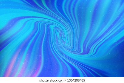 Light BLUE vector texture with milky way stars. Modern abstract illustration with Big Dipper stars. Pattern for astronomy websites.