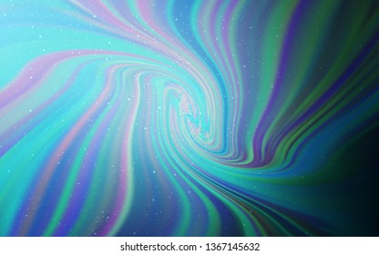 Light BLUE vector texture with milky way stars. Shining colored illustration with bright astronomical stars. Pattern for astrology websites.