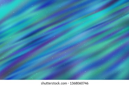 Light BLUE vector texture with milky way stars. Modern abstract illustration with Big Dipper stars. Pattern for astrology websites.