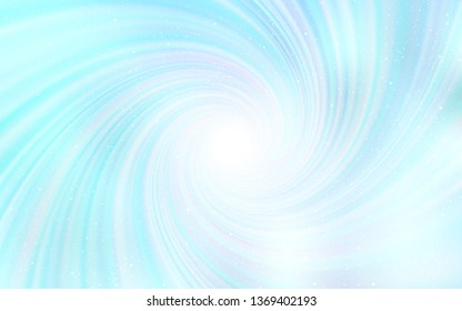Light BLUE vector texture with milky way stars. Blurred decorative design in simple style with galaxy stars. Pattern for astrology websites.