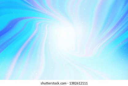 Light BLUE vector texture with milky way stars. Modern abstract illustration with Big Dipper stars. Pattern for astrology websites.