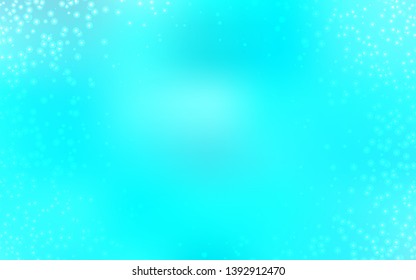 Light BLUE vector texture with milky way stars. Modern abstract illustration with Big Dipper stars. Pattern for futuristic ad, booklets.