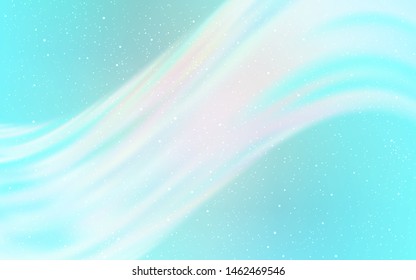 Light BLUE vector texture with milky way stars. Modern abstract illustration with Big Dipper stars. Pattern for futuristic ad, booklets.