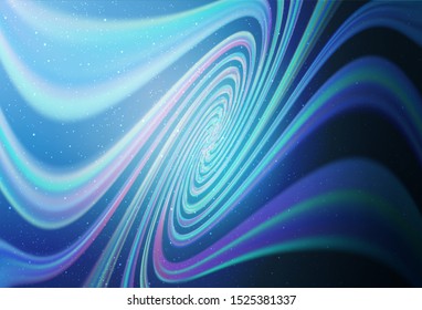 Light BLUE vector texture with milky way stars. Shining illustration with sky stars on abstract template. Template for cosmic backgrounds.