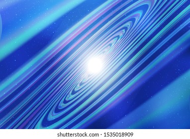 Light BLUE vector texture with milky way stars. Shining illustration with sky stars on abstract template. Template for cosmic backgrounds.