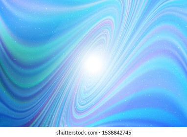 Light BLUE vector texture with milky way stars. Modern abstract illustration with Big Dipper stars. Smart design for your business advert.