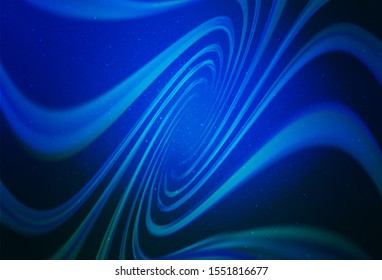 Light BLUE vector texture with milky way stars. Blurred decorative design in simple style with galaxy stars. Pattern for futuristic ad, booklets.