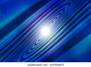Light BLUE vector texture with milky way stars. Modern abstract illustration with Big Dipper stars. Template for cosmic backgrounds.