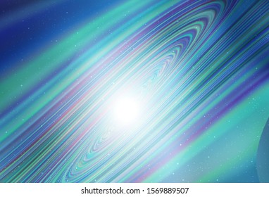 Light BLUE vector texture with milky way stars. Shining illustration with sky stars on abstract template. Best design for your ad, poster, banner.