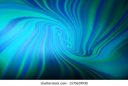 Light BLUE vector texture with milky way stars. Space stars on blurred abstract background with gradient. Best design for your ad, poster, banner.