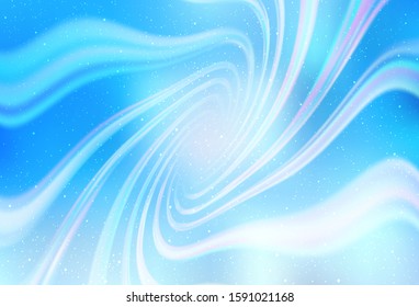 Light BLUE vector texture with milky way stars. Modern abstract illustration with Big Dipper stars. Pattern for futuristic ad, booklets.