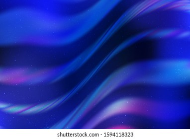 Light BLUE vector texture with milky way stars. Space stars on blurred abstract background with gradient. Pattern for astronomy websites.