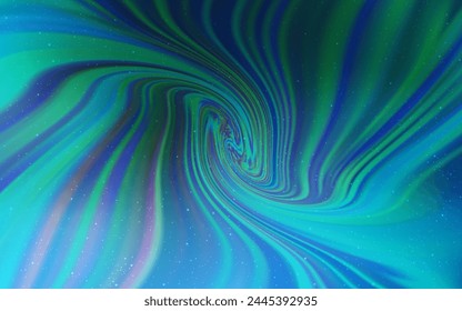 Light BLUE vector texture with milky way stars. Blurred decorative design in simple style with galaxy stars. Pattern for futuristic ad, booklets.