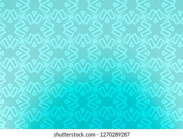 Light BLUE vector texture in poly style with cubes. Abstract illustration with colorful lines, cubes. Best design for your ad, poster, banner.