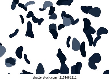 Light BLUE vector texture with random forms. Simple colorful illustration with abstract gradient shapes. Modern design for your business card.