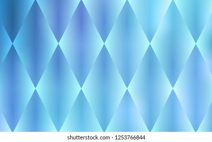 Light BLUE vector texture in rectangular style. Abstract gradient illustration with rectangles. Pattern for commercials.