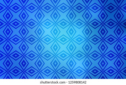 Light BLUE vector texture in rectangular style. Beautiful illustration with rectangles and squares. Pattern can be used for websites.